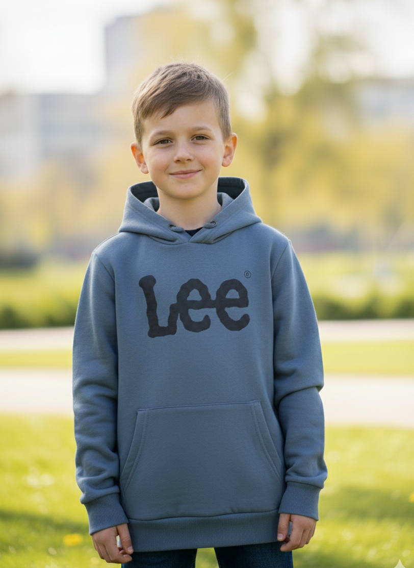 Boy's Printed Fleece Hoodie PO-13
