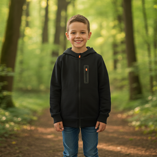 Boy's Zipper Fleece Hoodie PO-48