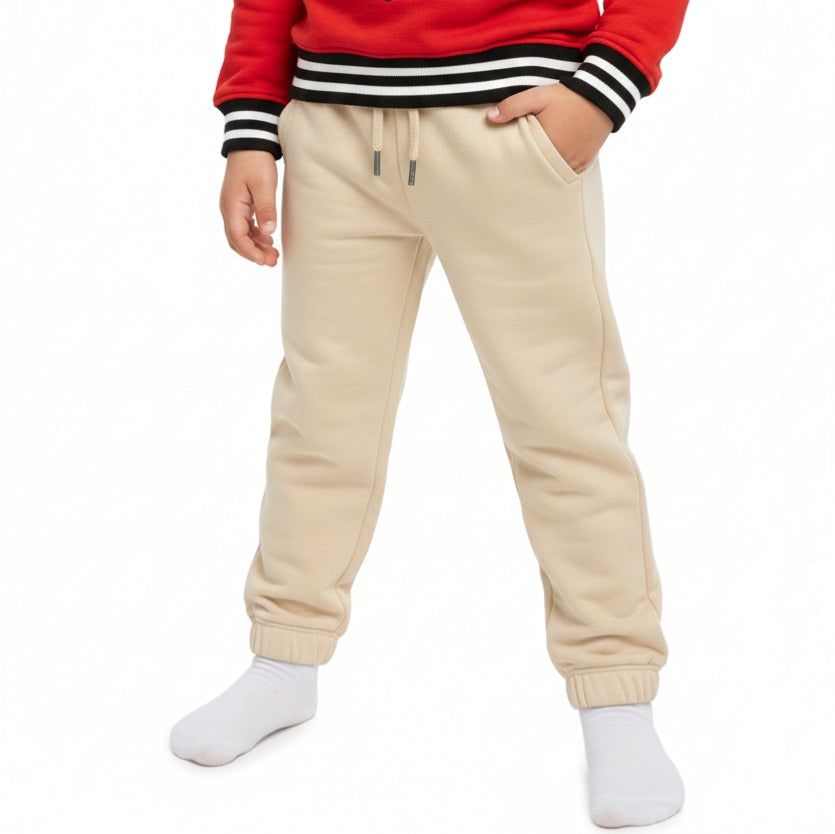 Beige Jogger Trouser for Kids